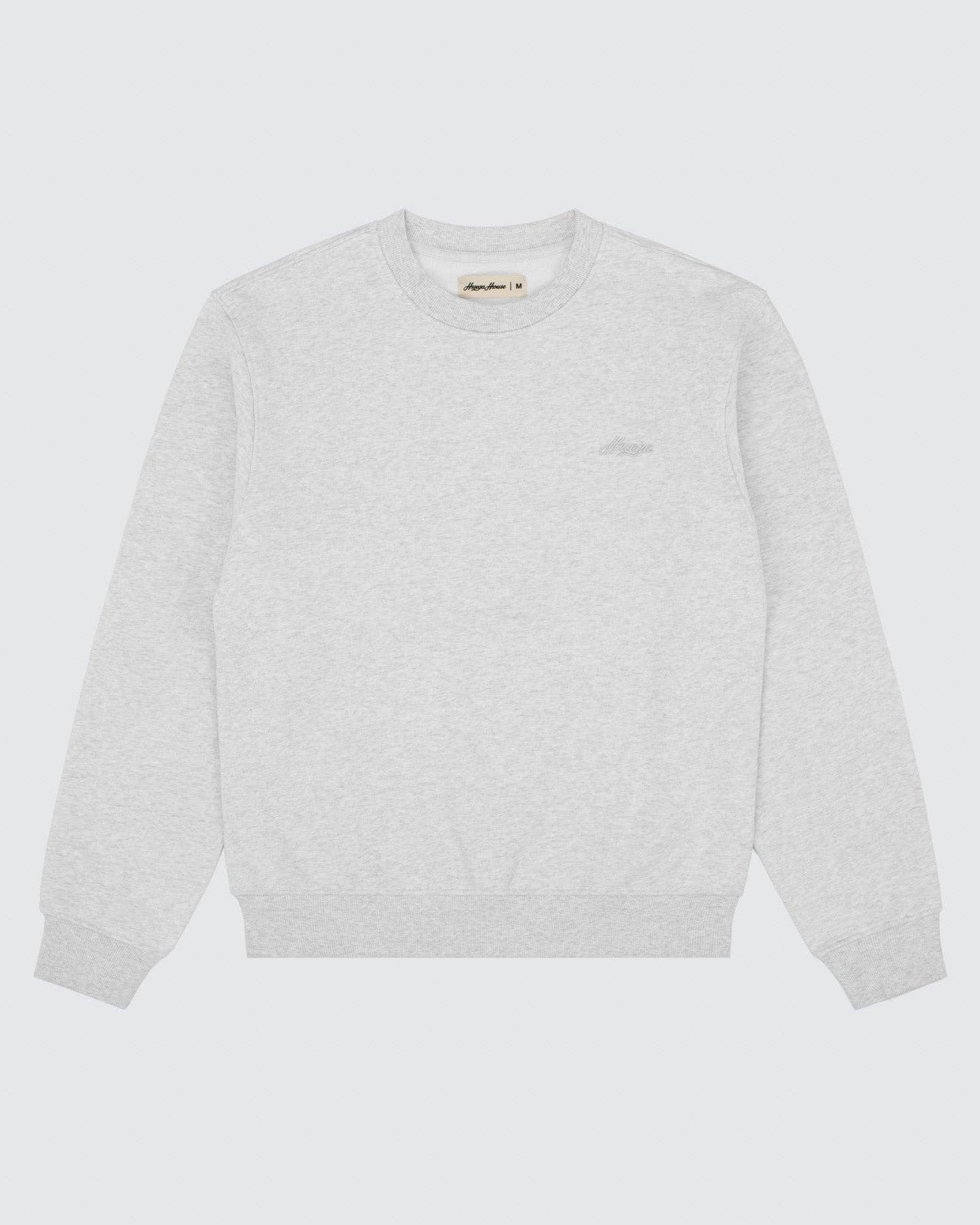 Essential Crewneck | Heather Grey