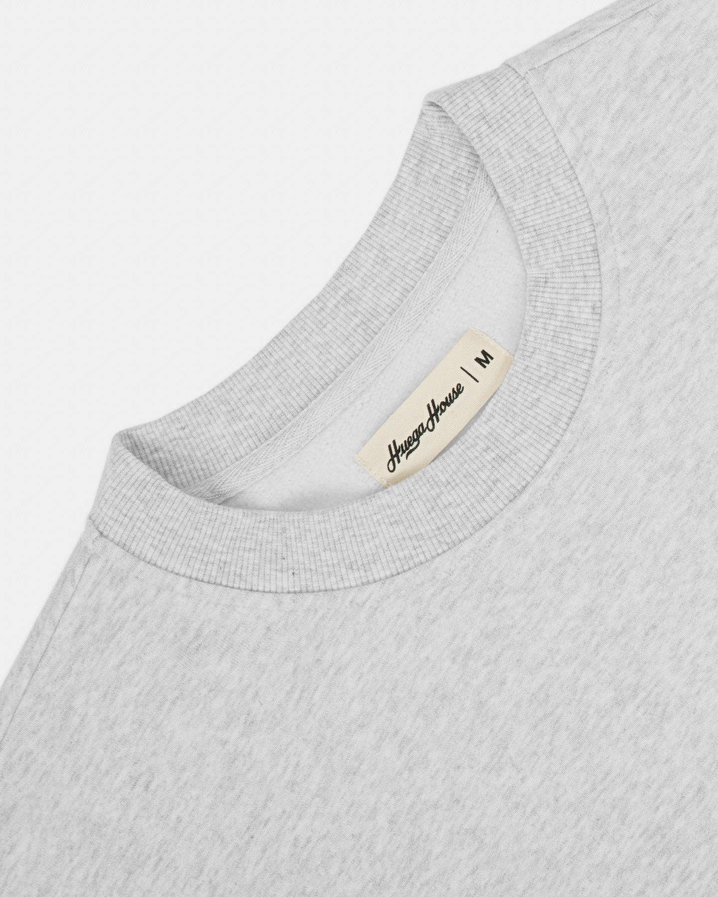 Essential Crewneck | Heather Grey