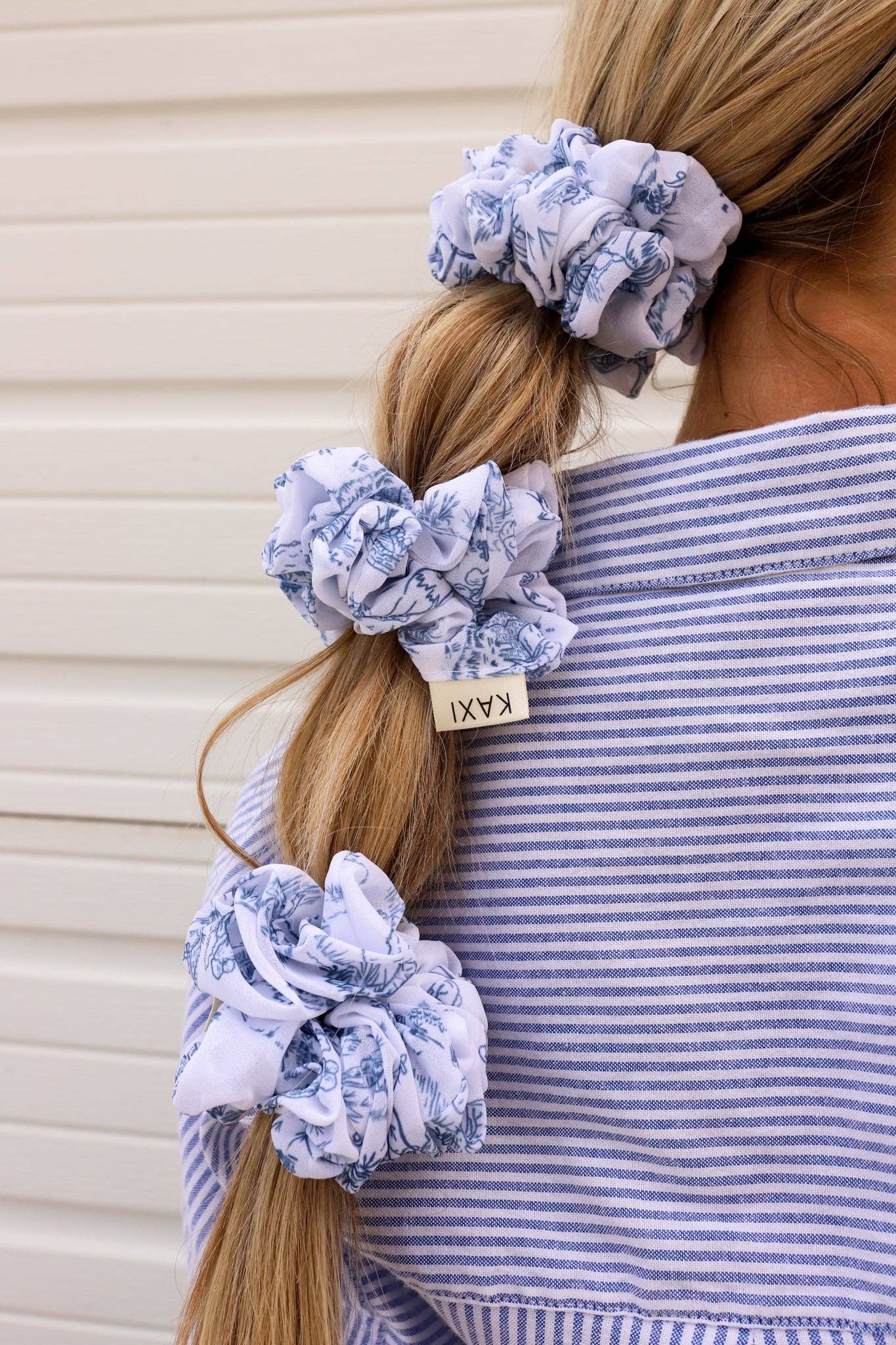 TOILE DE JOUY MIDI SCRUNCHIE