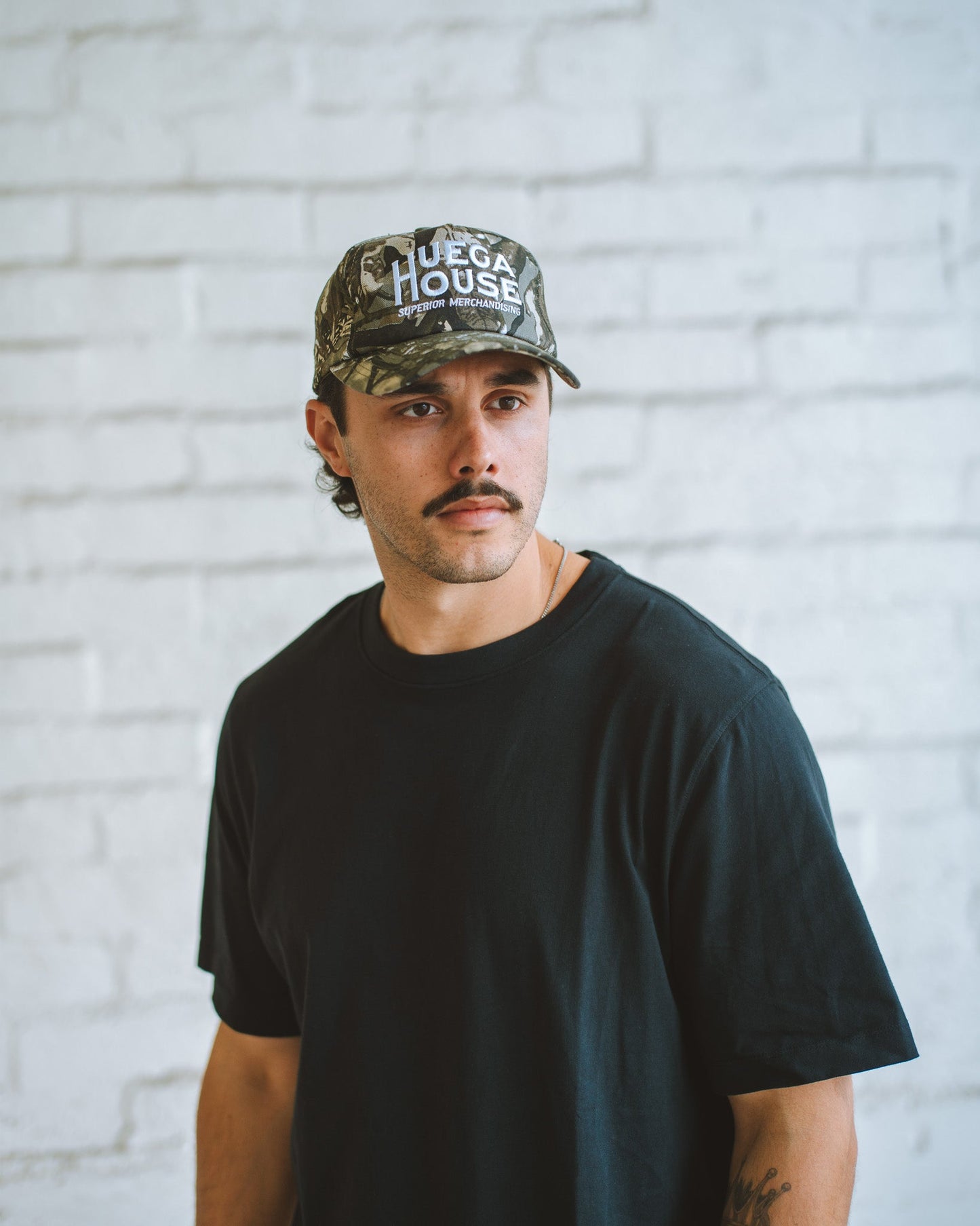 Woodland Dark Camo Hat
