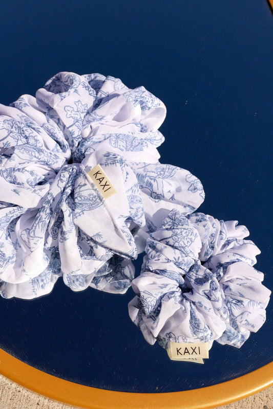 TOILE DE JOUY MIDI SCRUNCHIE